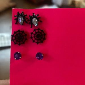 Halloween Spider Earrings